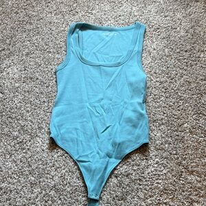 Abercrombie & Fitch Teal Ribbed Top